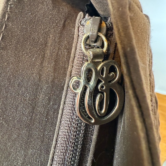 Vera Bradley Quilted Solid Brown Tote Bag/ Perfect size and rare solid color - Picture 6 of 8